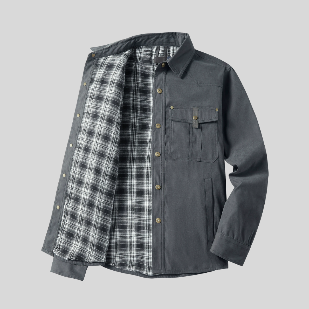 カジュアルなチェック柄ジャケット