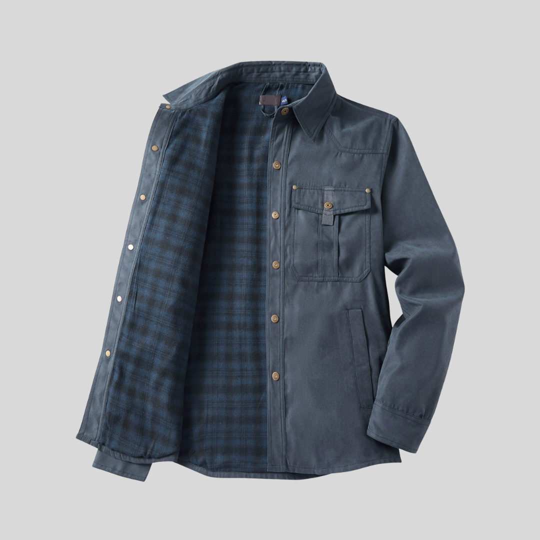 カジュアルなチェック柄ジャケット