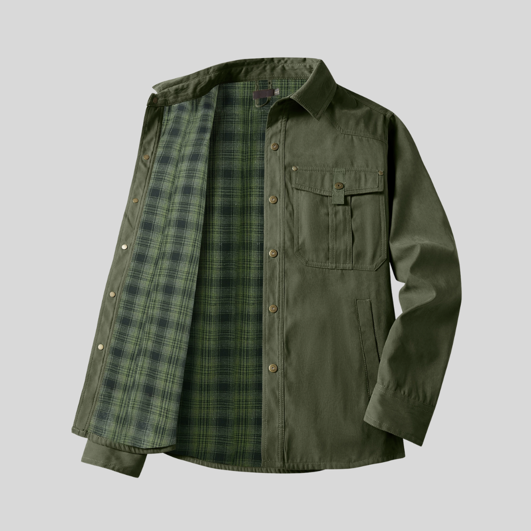 カジュアルなチェック柄ジャケット