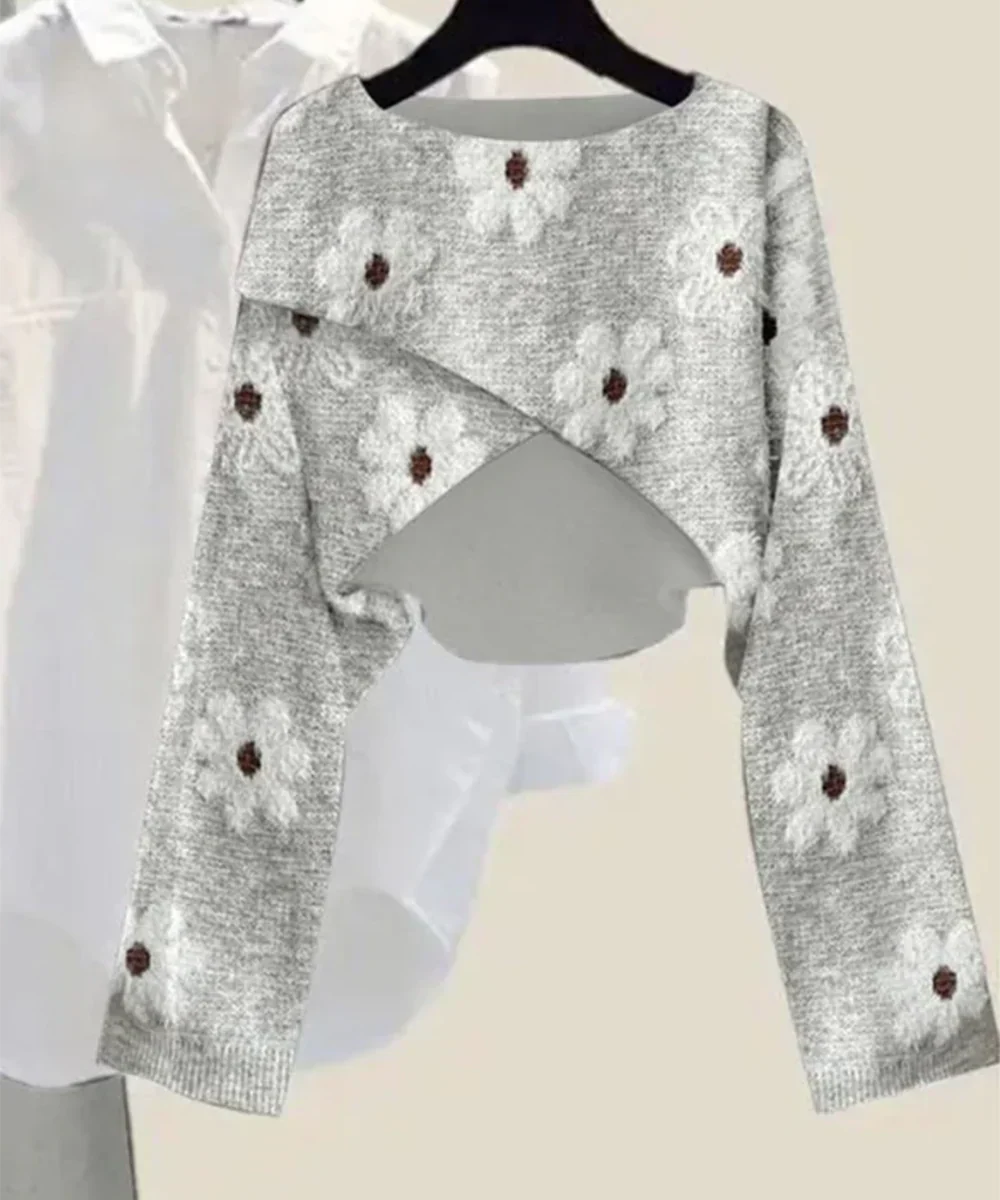 エレガントな長袖スリーピースセット