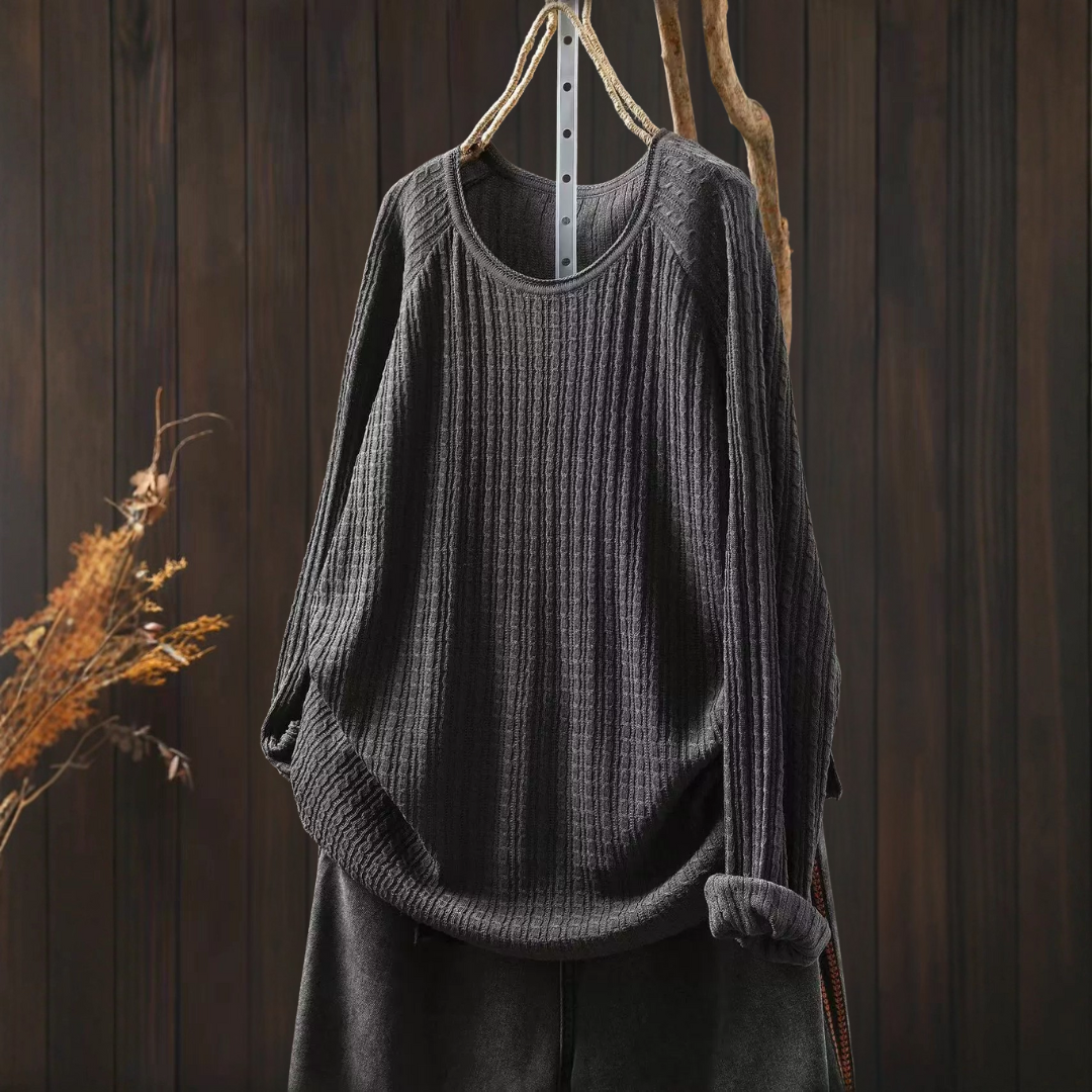 ルーズ・カジュアル・プルオーバー・カーディガン