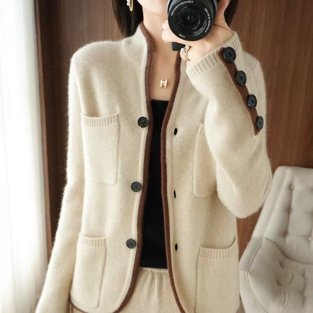 カシミア・カーディガン・セーター・ジャケット