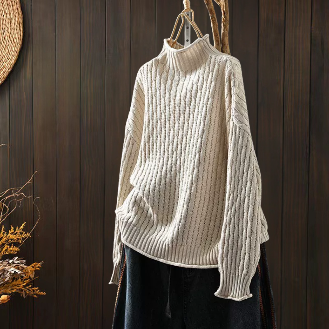 ヴィンテージ・タートルネック・ニット・セーター