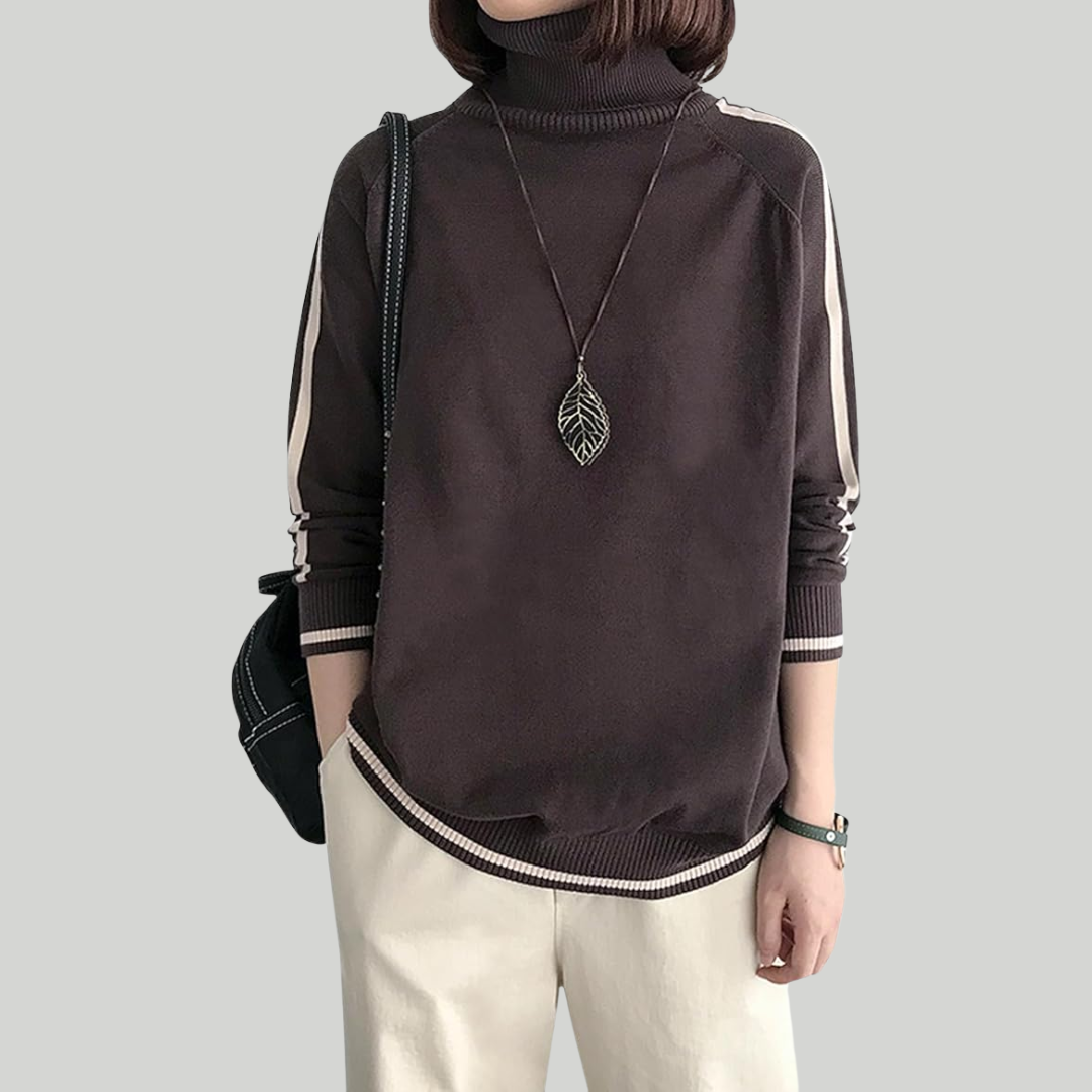 ニット ハイネックセーター