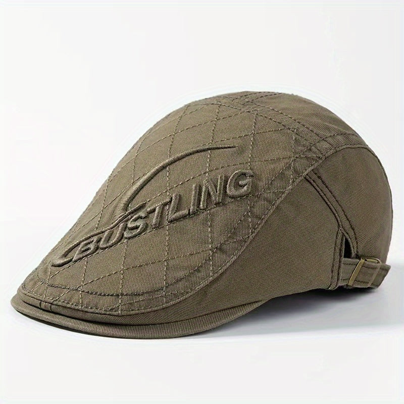 男性用コットンキャップ、モノグラム刺繍