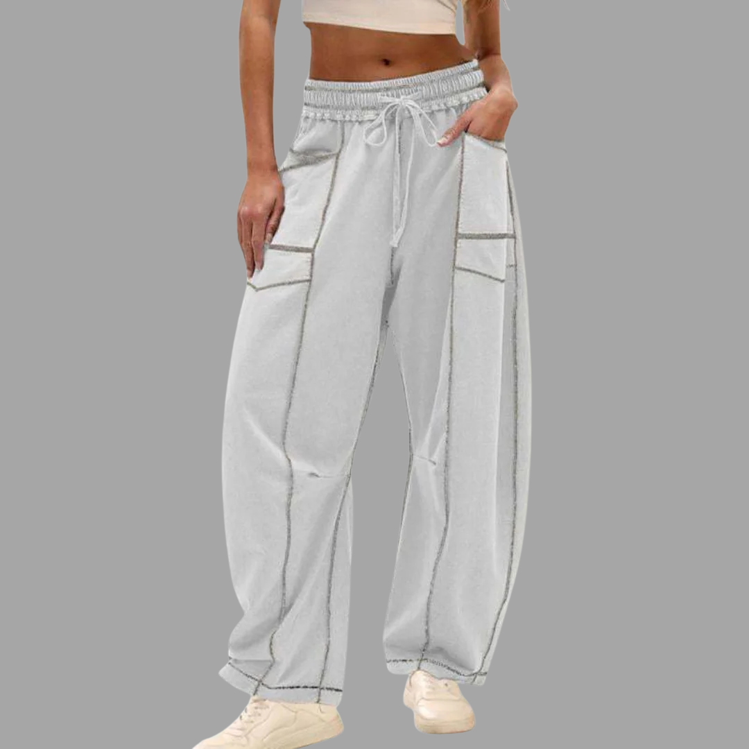 快適な ゆったりとしたパンツ