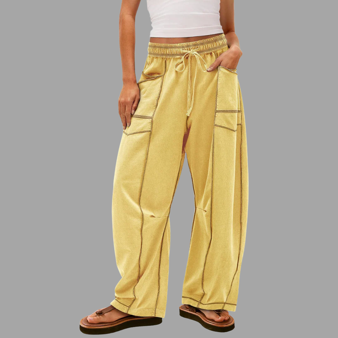 快適な ゆったりとしたパンツ