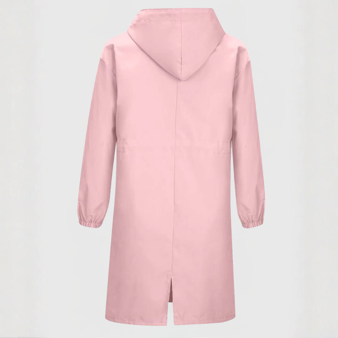 エレガントな防水トレンチコート