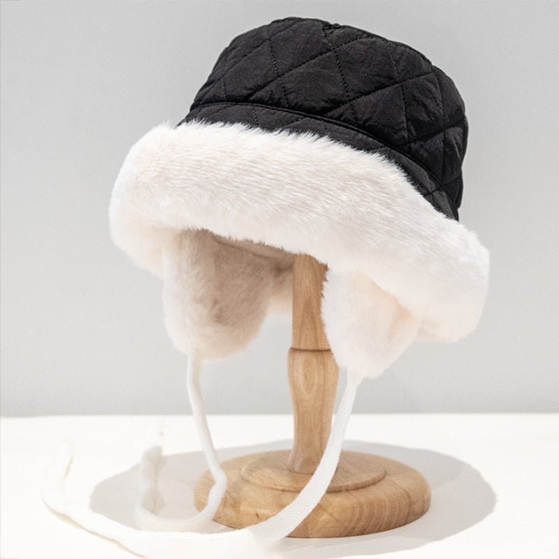 暖かくて快適な女性用プラッシュキャップ