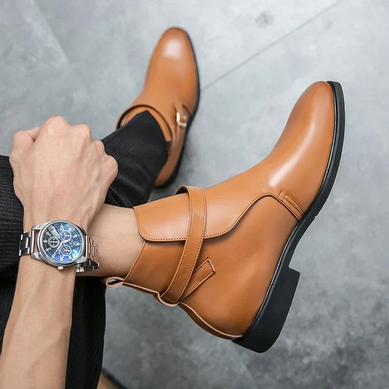 フェデリコ スリップオン アンクルブーツ