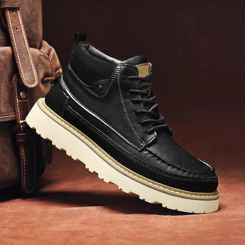 カレブ 本革ブーツ