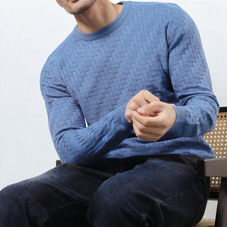 ヘンリークルーネックスウェットシャツ