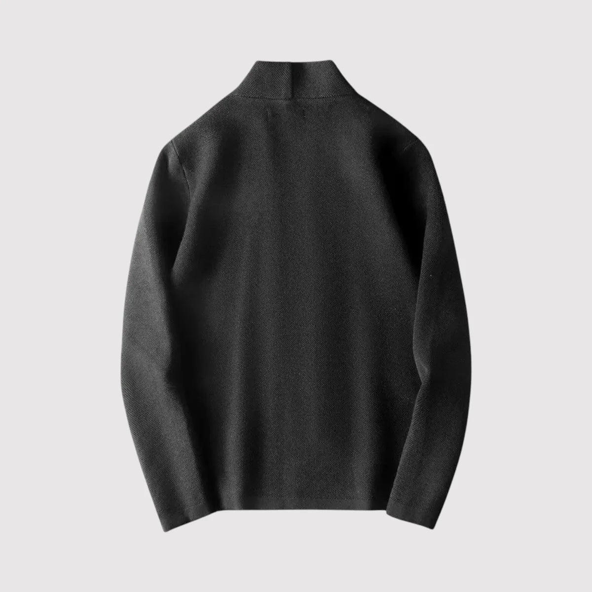 カジュアルな長袖無地カーディガン