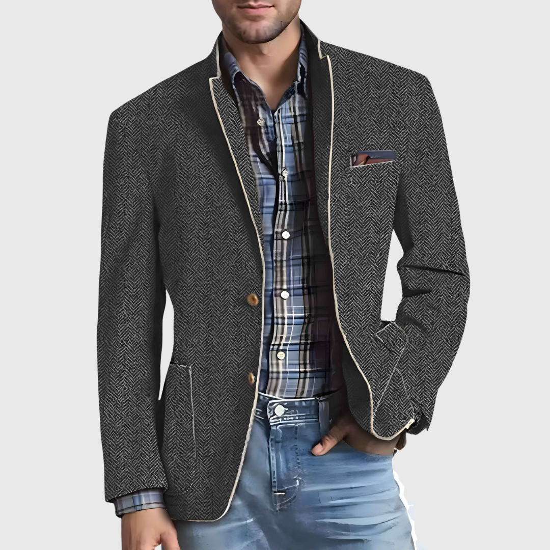 カジュアルな普段着コート