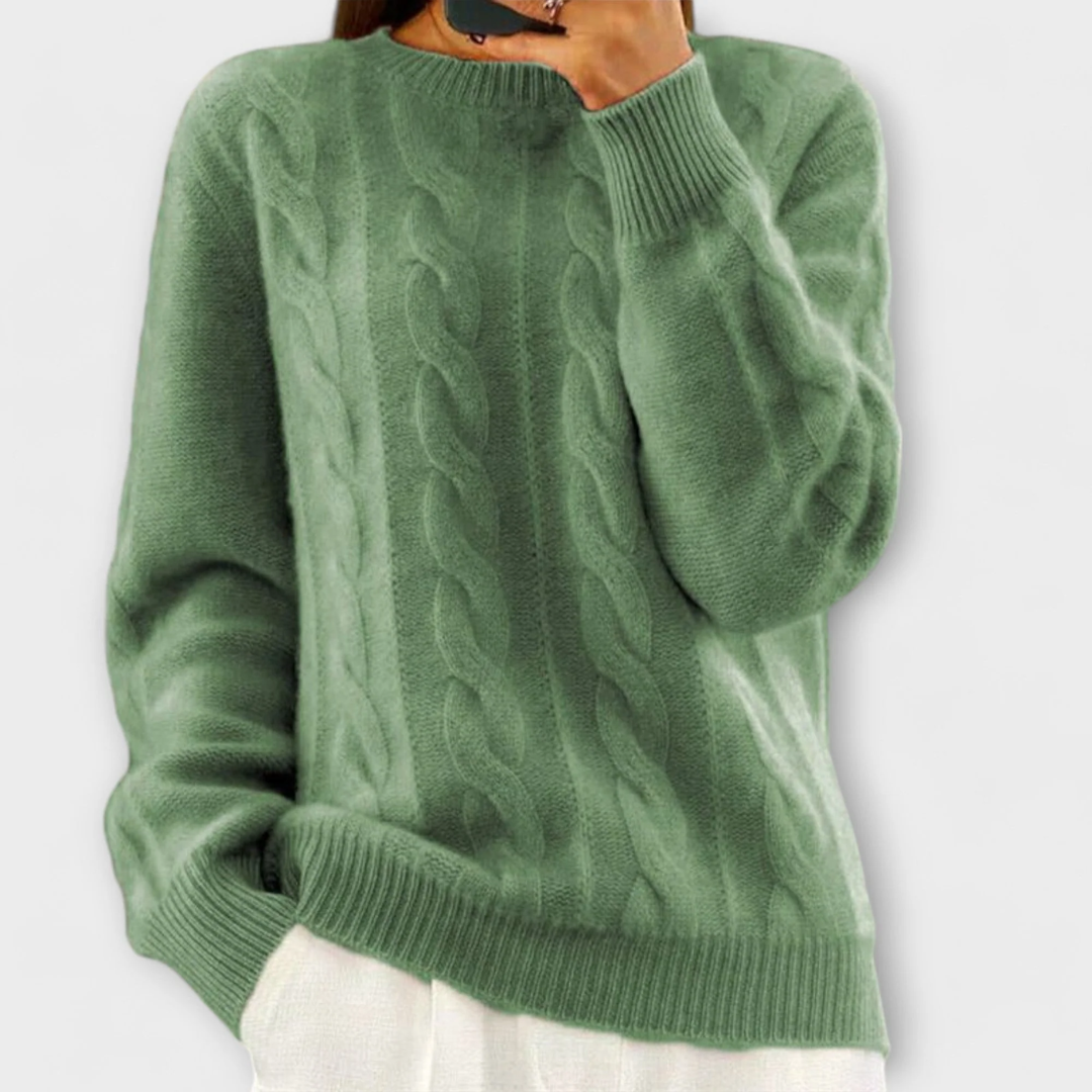 エレガントな長袖セーター