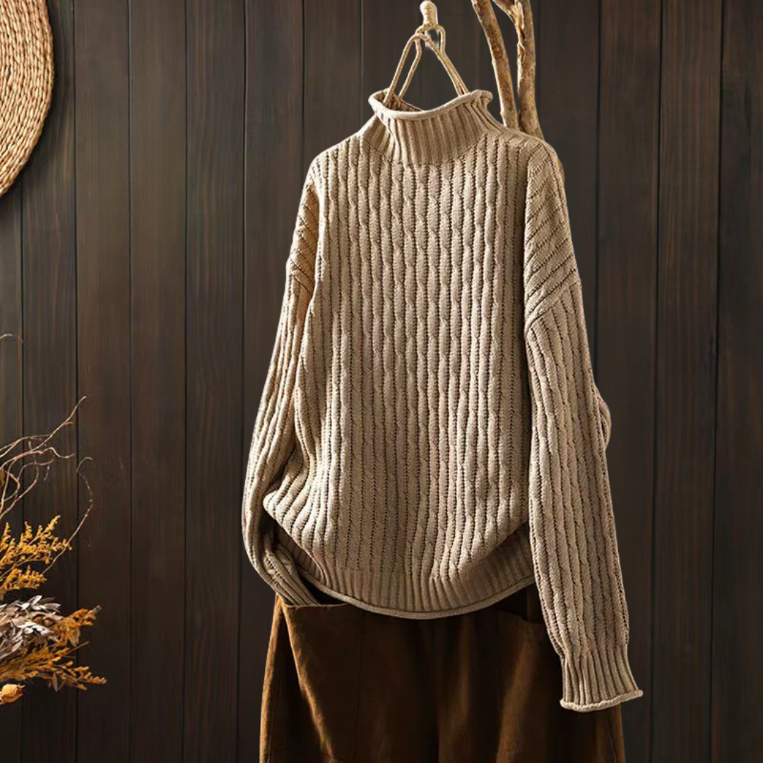 ヴィンテージ・タートルネック・ニット・セーター