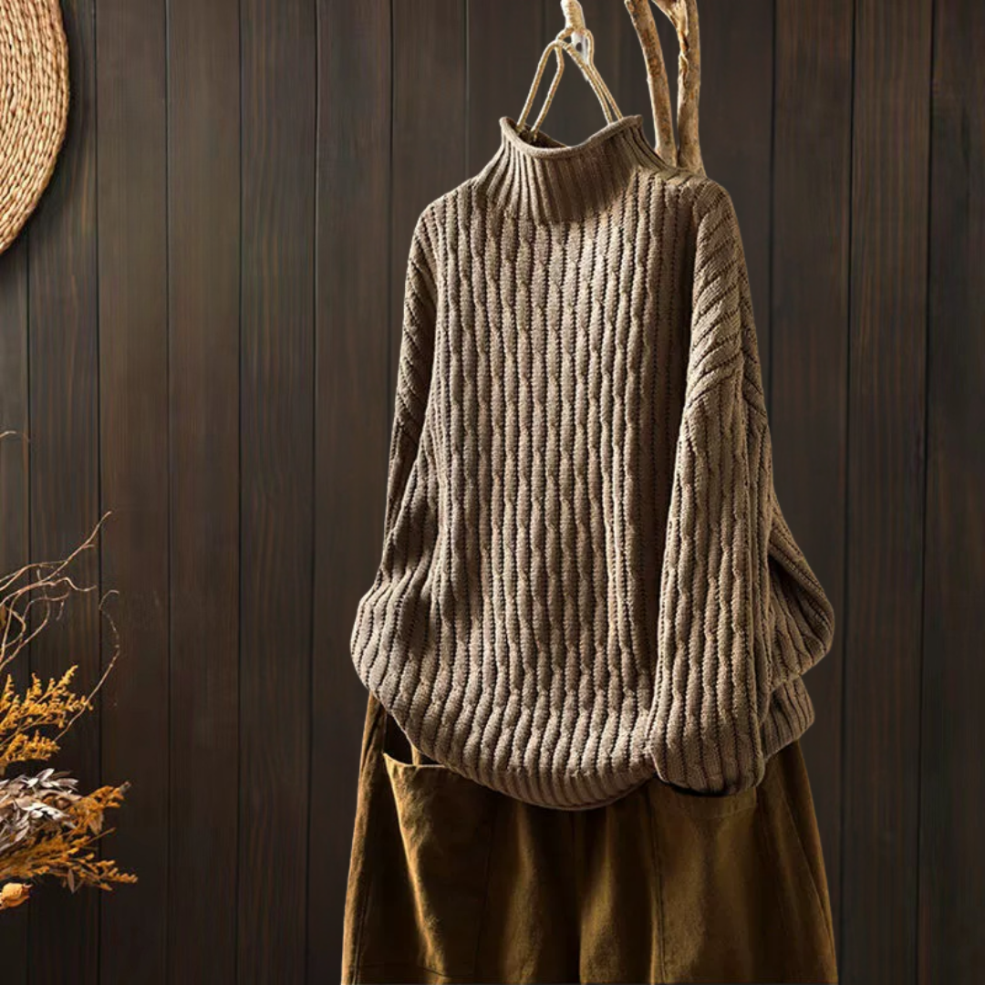 ヴィンテージ・タートルネック・ニット・セーター