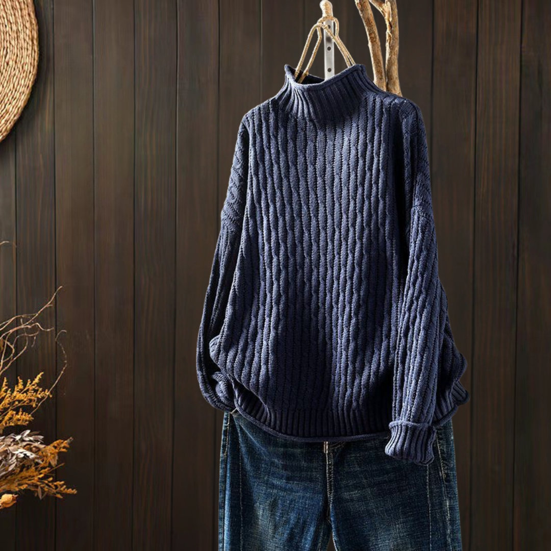 ヴィンテージ・タートルネック・ニット・セーター