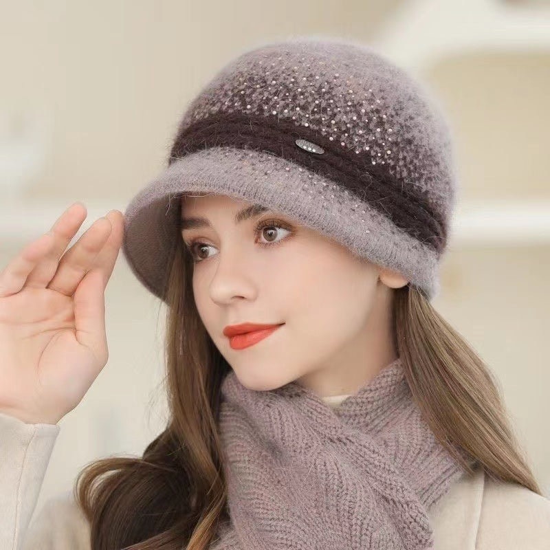 暖かくて、スタイリッシュで、高品質なベルベットのニット帽