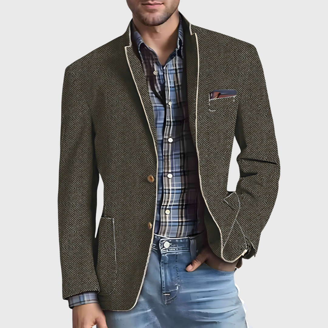 カジュアルな普段着コート