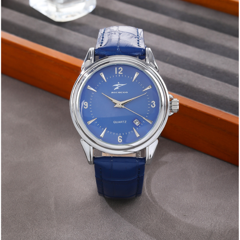 ジョン・ウェリントン レザー ストラップ ウォッチ、44mm