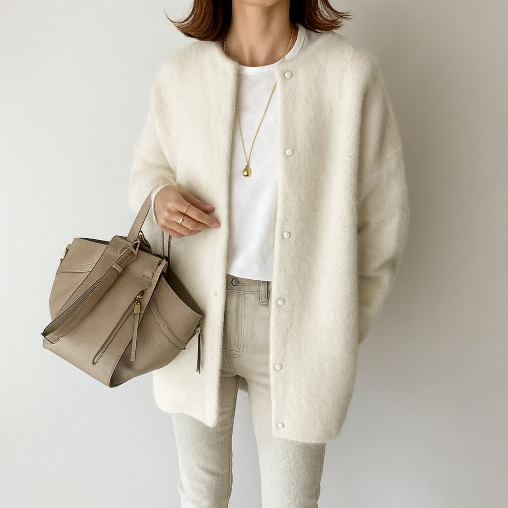 エレガントなカーディガン