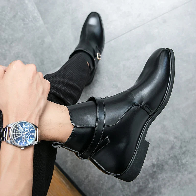 フェデリコ スリップオン アンクルブーツ