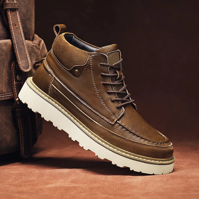 カレブ 本革ブーツ