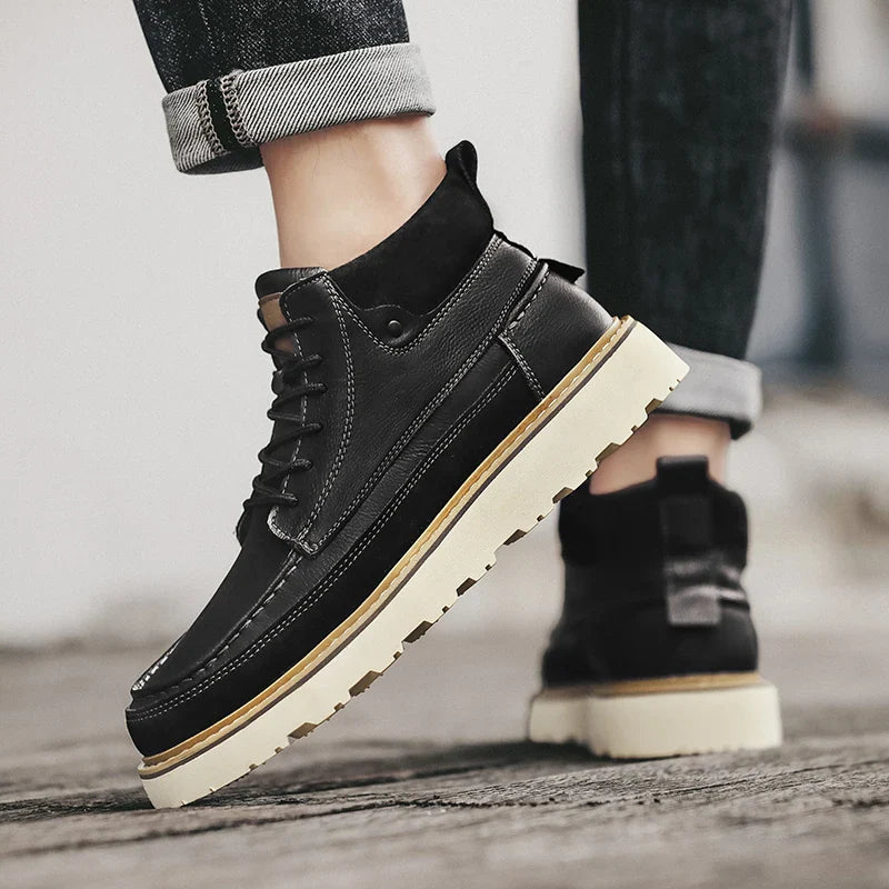 カレブ 本革ブーツ